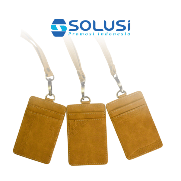 Ethnic Kawung - ID Card Premium Synthetic Leather